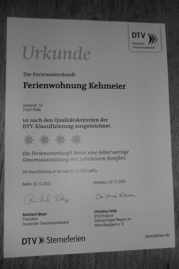 Ferienwohnung Kehmeier Polle Exterior foto